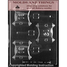 BAR MITZVAH LOLLY Chocolate Candy Mold With Copywrited molding Instructions - Set of 3