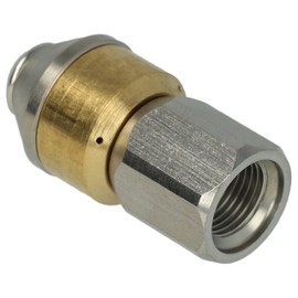 vhbw Pipe Cleaning Nozzle Replacement for Kränzle KNR055 for Pressure Washers - 1/8 Inch Rotating