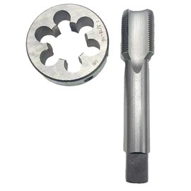 1 3/16"-16 Tap and Die Set RH 1 3/16-16 Tap Die Set Threading Tool Right Hand Machine 1 3/16x16 Thread Tap and Round Die 1-3/16x16 Thread Repair Tool