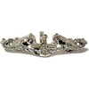 US NAVY Officers SUBMARINE Cross DOLPHINS UNIFORM INSIGNIA BADGE Silver