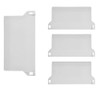 Vertical Blind Weights & Bottom Stabilizing Blinds Slats Replacement White