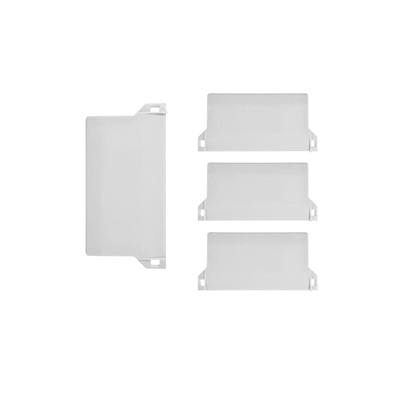 Vertical Blind Weights & Bottom Stabilizing Blinds Slats Replacement White