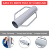 37 LB Fence Post Driver with Handle,Manual T Post Driver
