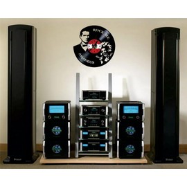 Vinyl Record Clock Viny Woody Johann Hans Hölzel Sänger Composer Vinyl Disco Clock Music New Wave Synth Pop Hip Hop Wall Decor Large Clock 12"