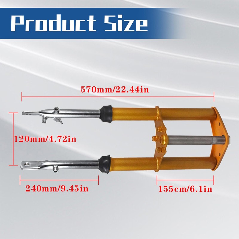 WFLNHB Front Fork Shock Absorber Replacement for Honda XR50R 2000-2004