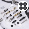 uxcell 24 Pcs Toilet Bolt Rubber Washer M6 and M8