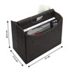 Reflects Longmont Felt Magazine Rack Magazine Rack Grey