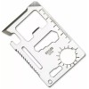 Undisclosed 10-in-1 Multi-Function Emergency Tool, Credit Card Sized (Pack of: