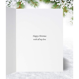 Husband Christmas Card - Forest Friends - Medium Sized Card (A5 Size -148mm x 210mm) with Envelope