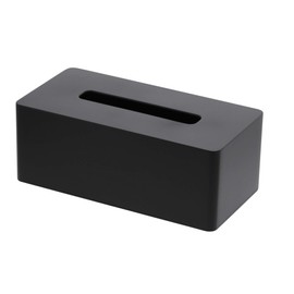 Yamazaki Industrial 3902 Thick Tissue Case, Black, Approx. W 10.2 x D 5.1 x H 3.9 inches (26 x 13 x 10 cm), Tower Moisturizing Tissue