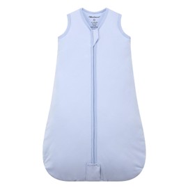 Mosebears Baby Winter Sleeping Bag 2.5 Tog,Toddler Sleep Sack Wearable Blanket 100% cotton baby sleeping bag for Babies 0-24 Months(Blue Fog,18-24 Months)