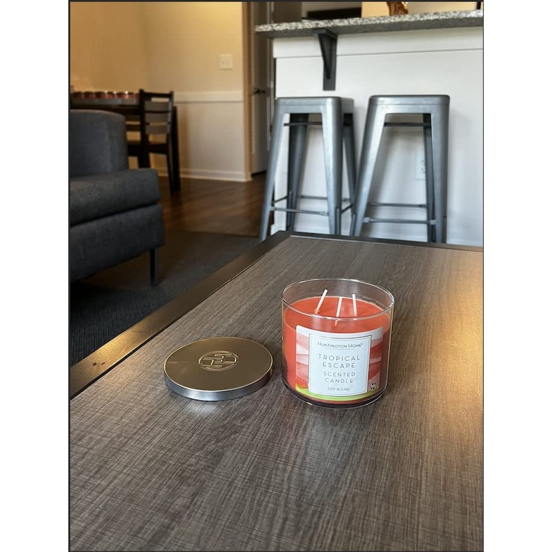 Huntington Home Soy Blend Scented Candle All Scented, 3 Wicks