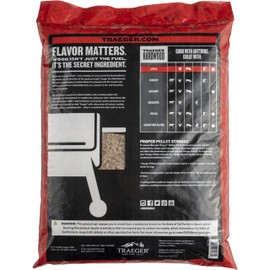 Traeger Grills Apple 100% All-Natural Hardwood Pellets for Grill, Smoke, Bake, Roast, Braise and BBQ, 20 lb. Bag