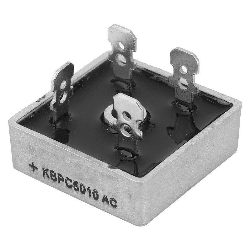10pcs 50A 1000V 4 Pin Square Metal Case Bridge Rectifier