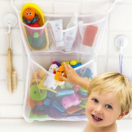 Baby Bath Toy Organizer Mesh Bag Organizer Bathroom Toy Storage Net Quick Drying Bathtub Toy Basket for Baby Kids