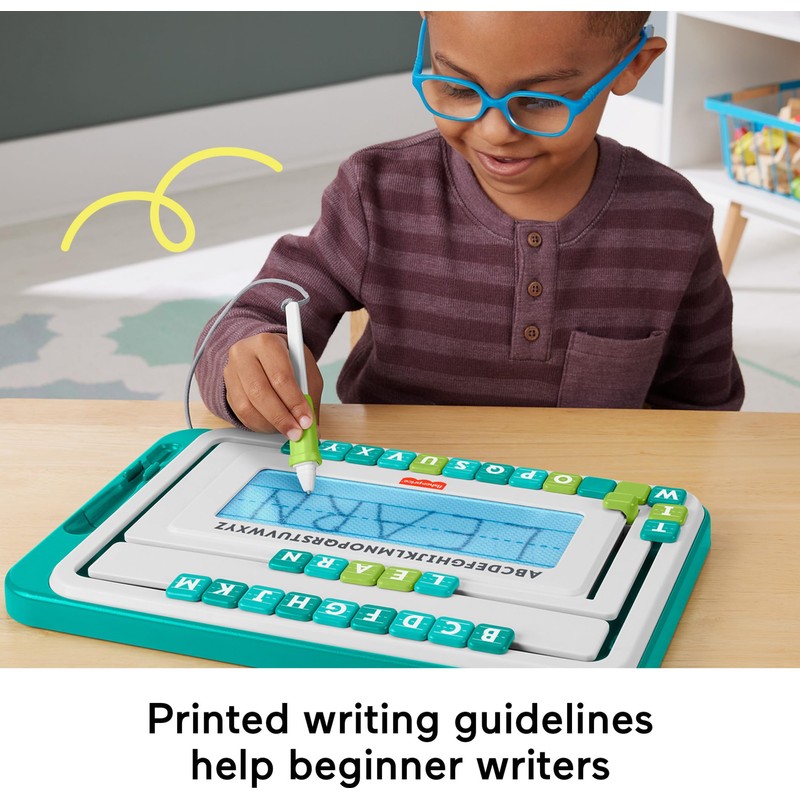 Fisher-Price Preschool Learning Toy Alpha Slide Writer Magnetic Drawing &