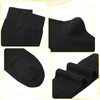 Candcamp 3 Pairs Black Thigh High Socks,Knee High Socks 45