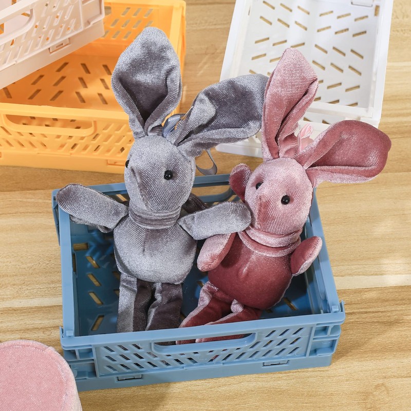 6 Pcs Mini Fodable Storage Baskets, Small Collapsible Storage Baskets,