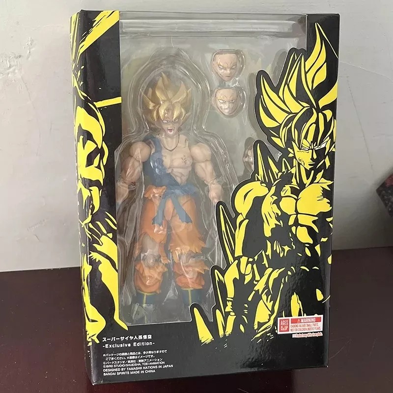 Jextech Figura Goku Articulado Aurora Cambia Rostro 19cm Dragon Ball