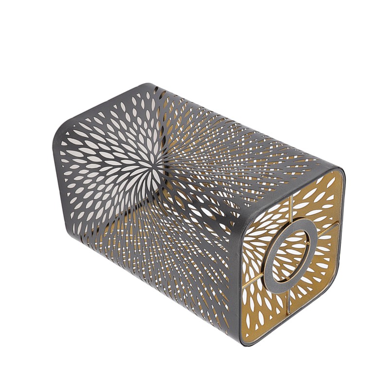 Lamp Shade Wrought Iron Hollow Design Modern Style Detachable Table