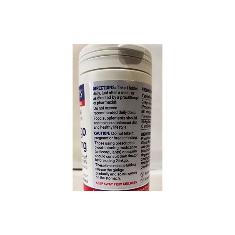 Lamberts® Ginkgo Biloba 6000mg 180 Tablets