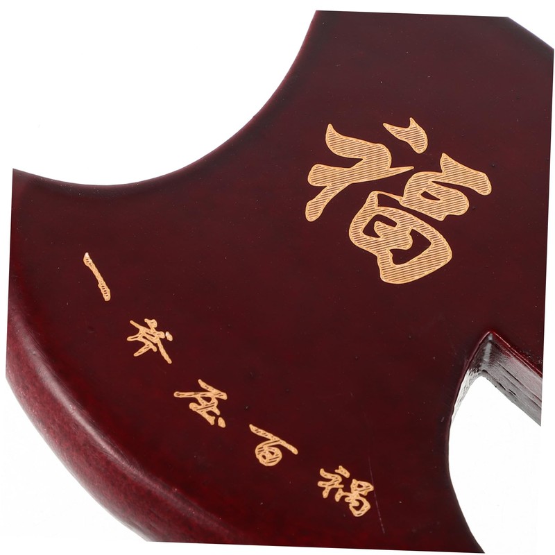 CORHAD Wooden Carved Axe Pendant Feng Shui Amulet DIY Keychain