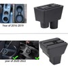 Olyrol Compatible with Nissan Versa 2020-2024 Armrests Car Center Console