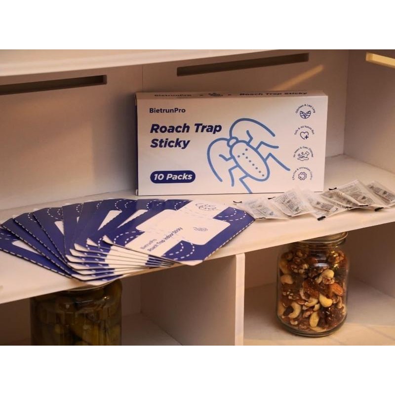 Roach Sticky Traps Indoor 10 Pack | Cockroach Killer with