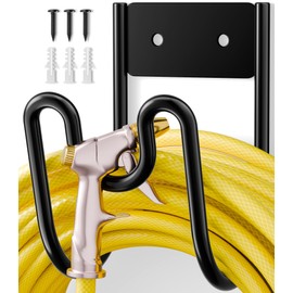 Garden Hose Holder Wall Mount - Water Hose Hanger Heavy Duty Hose Rack for Extension Cords Vacuum Hose