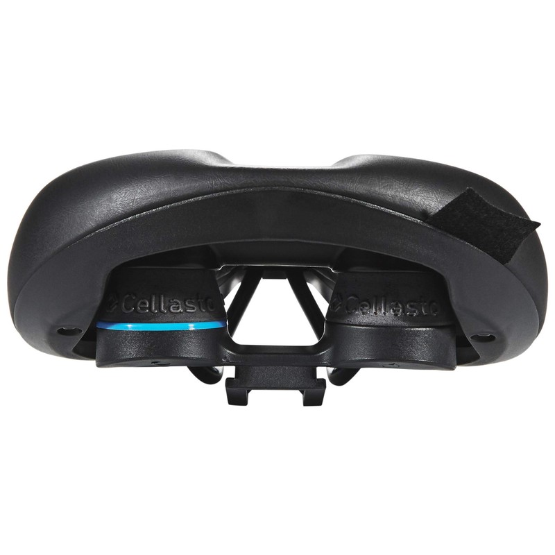 Ergon Fisio flex gel men's cycling saddle – black, standard
