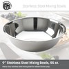American Metalcraft 2 qt Stainless Steel Mixing Bowl,Silver