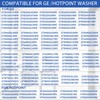 WH01X24381 4502680 Washer Lid Lock Bezel, Compatible for GE/Hotpoint Top