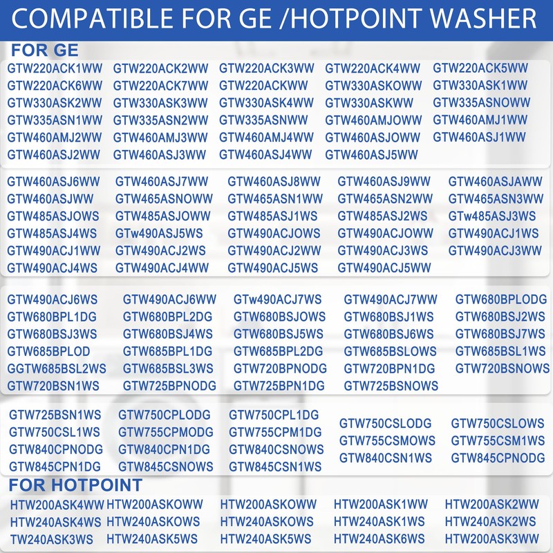 WH01X24381 4502680 Washer Lid Lock Bezel, Compatible for GE/Hotpoint Top