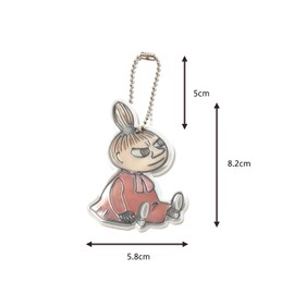 Glimmis Grimmis Moomin Print Little My Nordic Reflector Reflective Key Chain Retroreflective Material