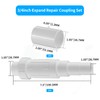 LESSO 3/4 inch PVC Pipe Repair Kit,PVC Repair Coupling for