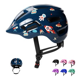 Kids Helmet Toddler Bike Helmet for 2-8 Years Old Boys Girls Adjustable Skateboard Helmet Multi-Sports Lightweight Helmet Safety Protection Gear for Cycling Skateboard Scooter (dark blue, S)
