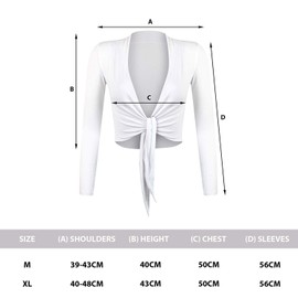 Glamexx24 Women's Bolero Short Jacket Bolero Cardigan Elegant Bolero Evening Bolero Wedding Bolero Long Sleeve Bolero, red