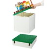 SHIMOYAMA Collapsible Storage Box with Large Building Base for Duplo