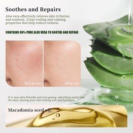 Gel De Aloe Vera En Barra, Bálsamo Calmante Aloe Revital En Barra, Hidratante Profundo Para Piel Seca, Calmante Y Reparador Después Del Sol, Gel Puro De Aloe Vera Para Rostro Y Cuerpo, 0.53 Oz