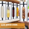 Mimorou 3 Pcs Stainless Steel Canister Set with Glass Windows
