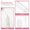 Ipetboom Clear Container 12 Pcs Transparent Lip Gloss Tube Vial