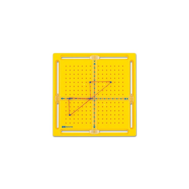 EAI Education X-Y Coordinate Geoboard: Set of 6