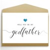 Will You Be My Godfather Card, Godfather Proposal Card, Be