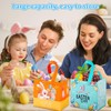 YeaHapiday 12PCS Easter Basket, Easter Tote Bags Non-Woven Reusable Gift