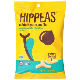 Hippeas Puffs White Cheddar - 1.5 OZ (Pack of 12)