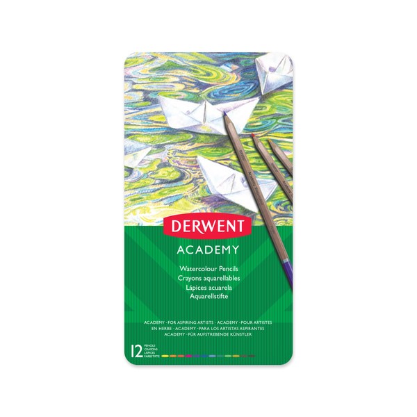 Derwent academy 2301941 derwent academy acuarela 12 tin
