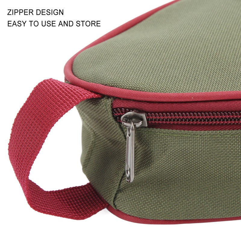 Camping Skillet Bag Zipper Design Skillet Storage Bag Camping Cookware