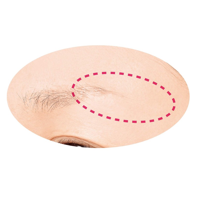 Merifari Natural W Eyebrow [Light Brown/Waterproof] Pencil & Powder Tip