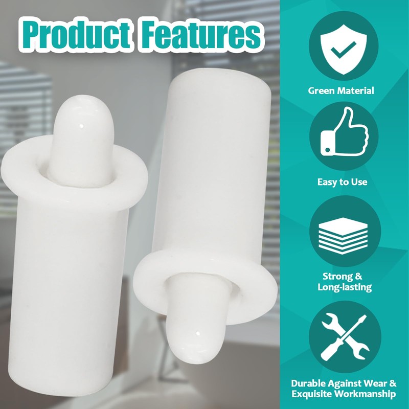 ISDVBUY 100 Pcs Spring Loaded Repair Pins, Replacement Plantation Shutter