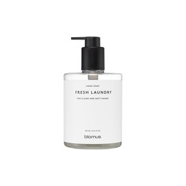 blomus Satomi Hand Soap | Fresh Laundry Fragrance | 500 ml | Soap Dispenser with Vegan Fresh Laundry Soap with 25% Organic Aloe Vera | Diameter 8 x Height 15 cm